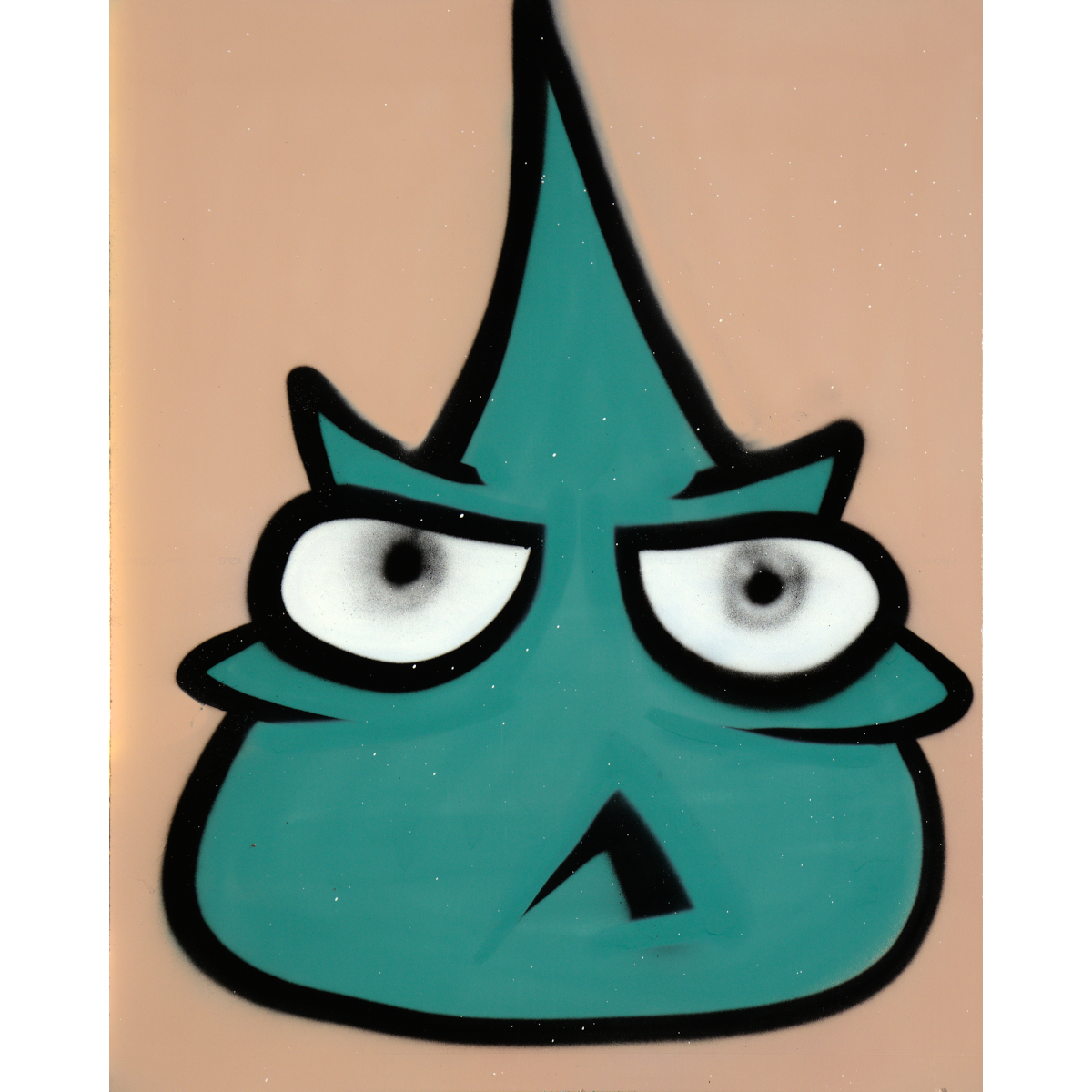 angry joe - #0015 - Real Artwork <br>painting on cement fiberboard, 100 cm * 125 cm
